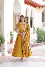 Designer Anarkali Gown Indian Wedding Party Wear Long Drees Festival Outfit