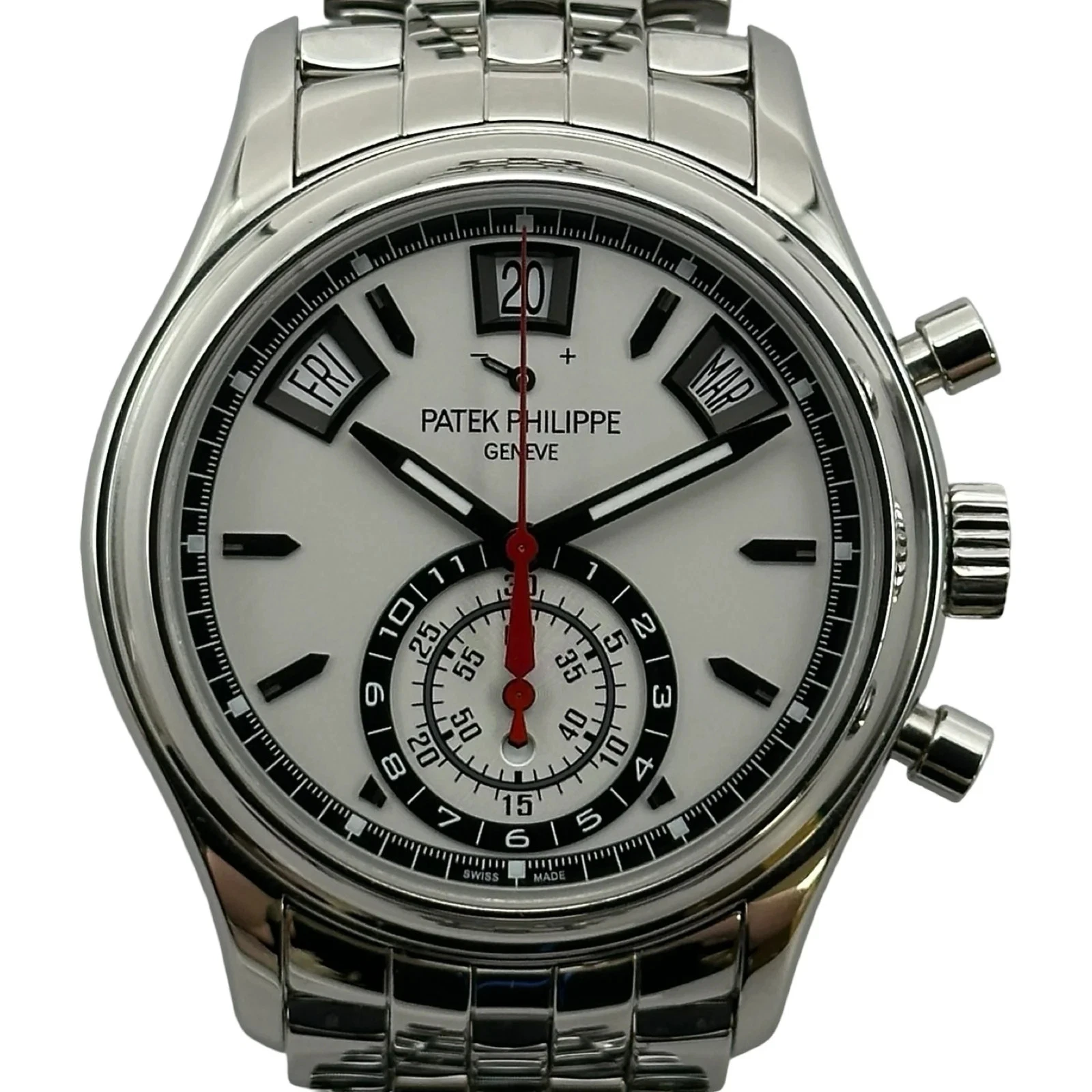 Patek Philippe — PATEK PHILIPPE 5960/1A-001 40mm SS Silver Dial Automatic Watch 2017 #OKW389