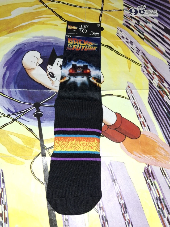НОВЫЕ носки Odd Sox Back to the Future — вязаные короткие носки подходят для размера 8–12 новые с ценниками - Изображение 3 из 4