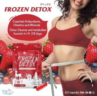 Frozen Detox 2 in 1 Detox mit Flohsamenschalen & Garcinia - 60 Kapseln