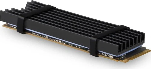 AXAGON CLR-M2L6 passiver M.2-SSD-Kühlkörper - 2280, 6 mm Höhe, Aluminium, schwar