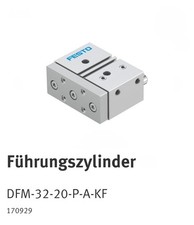 Festo DFM-32-20-P-A-KF Führungszylinder (170929) Guided drive