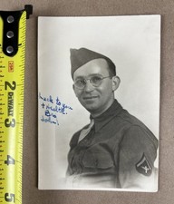 WW2 WWII US Army Air Corps Portrait Photo Dated 1943 St Petersburg, FL