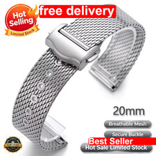 20mm Premium Milanese Mesh Watch Strap for Omega Seamaster 007/300