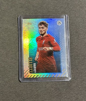 2022/23 Topps Gold Harvey Elliott /49 FC Liverpool