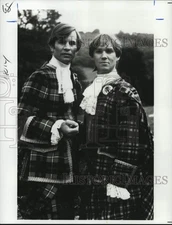 1984 Press Photo Actors Michael York, Richard Thomas, "The Master of Ballantrae"