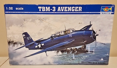 Trumpeter TBM-3 Avenger Kit # 02234 Open Box Sealed Bags 1:32 Complete