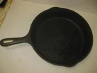Vintage Wagner Ware 10 1/2" Cast Iron Skillet Double Spout #8 USA