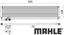 MAHLE CLC232000P &Ouml;lk&uuml;hler f&uuml;r Automatikgetriebe f&uuml;r Mercedes-Benz 