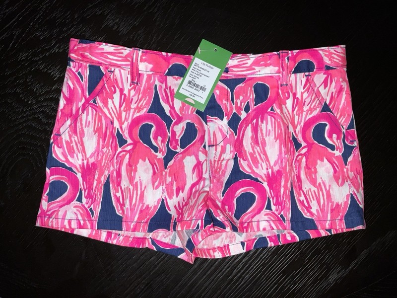 LILLY PULITZER - NWT GIRLS CALLAHAN SHORT - HIGH TIDE PRINT - SIZE 14
