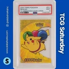 2000 TOPPS POKEMON TV ANIMATION EDITION SERIES 2 #PC1 PIKACHU CLEAR CARDS PSA 9