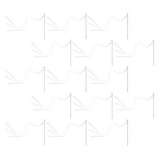 30 Pcs Ribbon Fairy Wands Lace Streamers With Bells For Birthday And Wedding