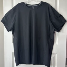 Ten Thousand The Versatile Shirt Mens Size XL Black Performance Short Sleeve