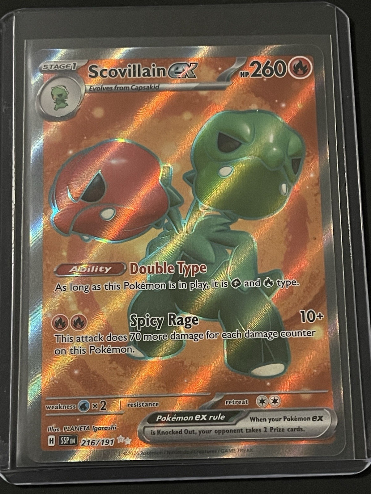 Scovillain ex 216/191 Sv08: Surging Sparks Holo