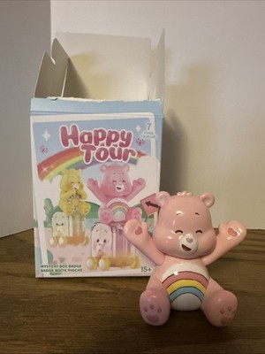 Miniso Happy Tour Care Bears Baby Suitcase Cheer Bear- Opened to verify