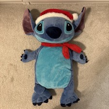 Primark Disney Stitch Christmas Hot Water Bottle with Cover New Without Tags