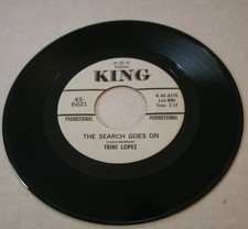 Trini Lopez 1966 King Records 45RPM Promo K-45-4370 Chain of Love 6021 7