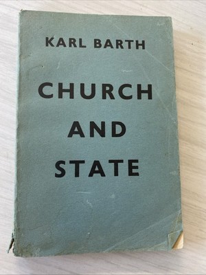 Church And State Karl Barth Paperback 1939