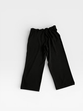 Maurices Womens Large Black Wide Leg Crop Pan...