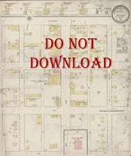 1920 Very Detailed COPY City Map Richey  Montana Perfect for researchers