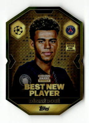 Topps Match Attax CL 2025-26 No. CA 2 Desire Doue Best New Player