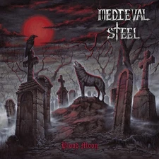 Medieval Steel - Blood Moon - Red/Black Splatter [Used Very Good Vinyl LP] Black