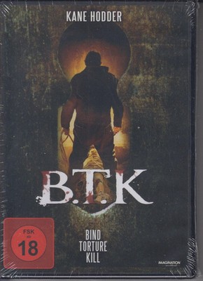 B.T.K - Bind Torture Kill - Kane Hodder - FSK 18 DVD NEU 0276