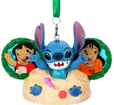 Disney Parks Lilo & Stitch Ear Hat Sketchbook Christmas Tree Ornament