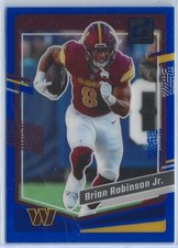 2023 Clearly Donruss Brian Robinson Jr. Blue Parallel # 41/99