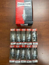 Champion Spark Plug CJ6Y 858 Copper Plus, Pack of 10