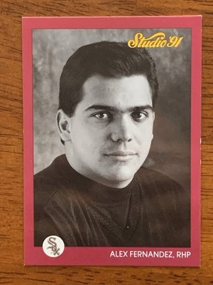 1991 Leaf Studio #31 - Alex Fernandez, Chicago White Sox - Near Mint or Better