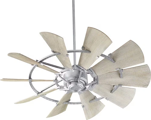 Quorum Windmill 52" Indoor Ceiling Fan in Galvanized - Picture 1 of 2