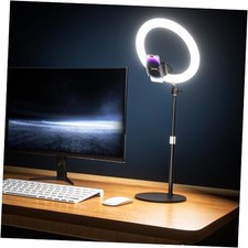 12" Desk Ring Light with Stand Phone Holder - Adjustable Classic Model