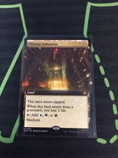 MTG Magic The Gathering Coscorp Industries SPM Rare Ext Art Land Grixis