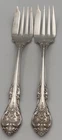 Lot Of 2 Gorham King Edward Sterling Silver Salad Forks 6 1/4” No Monogram