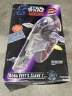 Mfg. Defect Star Wars Shadows Of The Empire Slave 1 Vehicle & Boba Fett Figure
