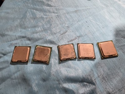 5 X Intel Pentium Dual Core Prozessoren