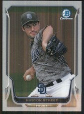 2014 Bowman Chrome #184 Huston Street San Diego Padres Baseball Card 35668