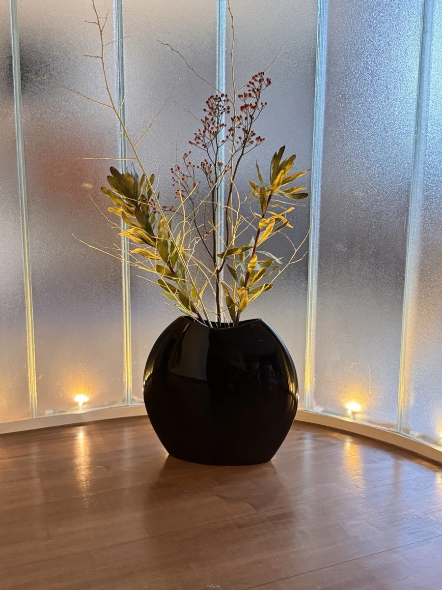 Jugendstil Übertopf - Farbenfroher Blumenübertopf - Keramik Majolika Art Nouveau