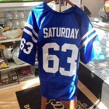 Jeff Saturday Signed Indianapolis Colts Jersey #63 JSA Authenticated