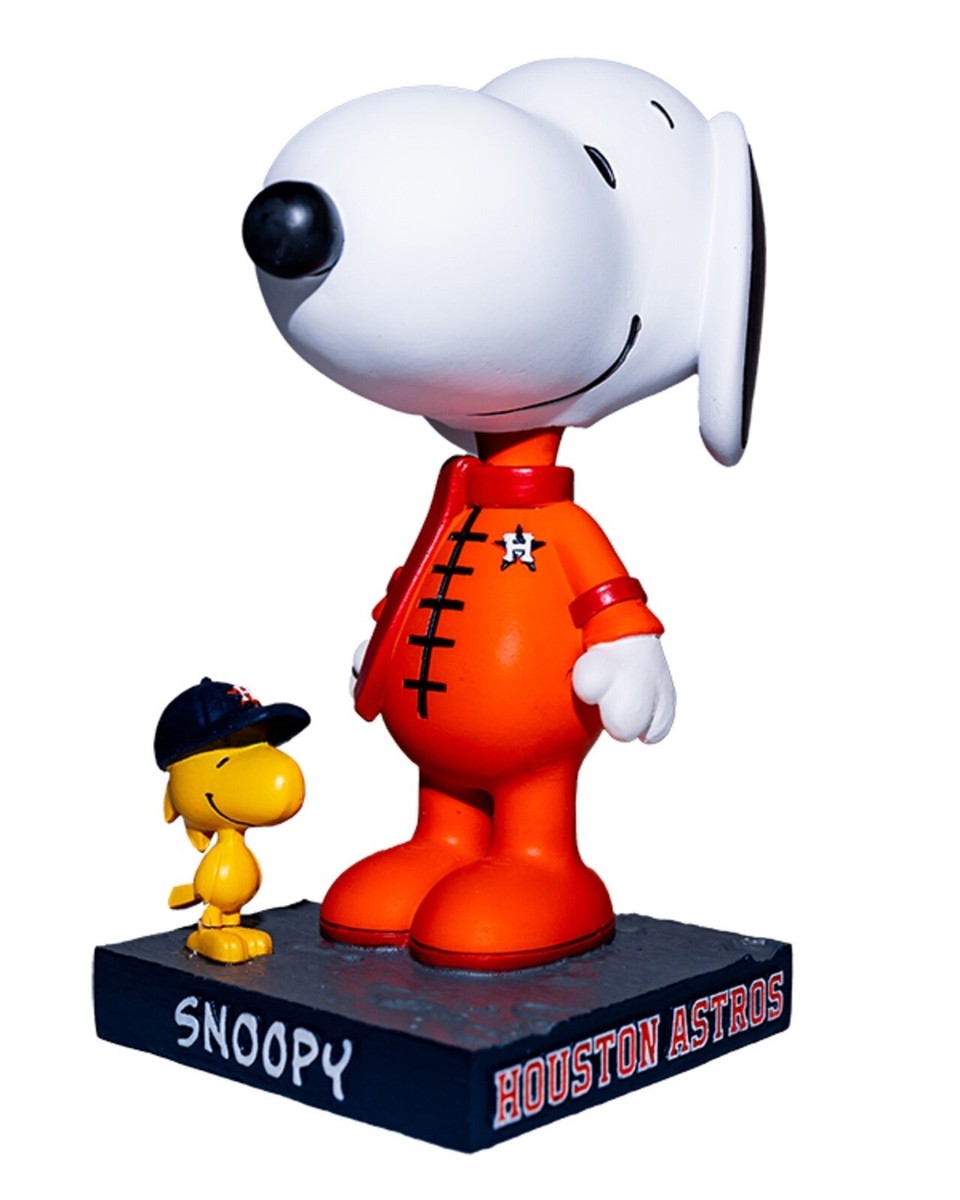 Houston Astros Peanuts Snoopy in Space with Woodstock Bobblehead 8