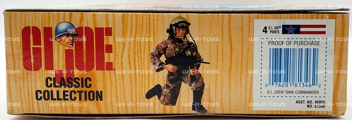 G.I. Joe U.S. Army Tank Commander Action Figure Dark Hair