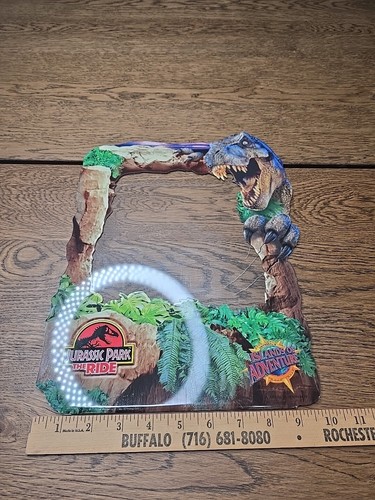 Jurassic Park The Ride Islands Of Adventure Vintage Picture Photo Frame Amblin - Picture 11 of 15