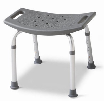 Backless Bath Bench Adjustable Shower Stool Seat Non Slip Handicap