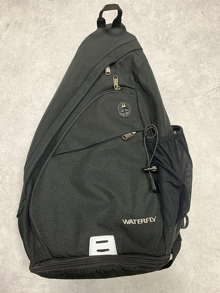 Waterfly Chest Sling Backpack – Crossbody Shoulder Bag, Water-Resistant & Lightweight For Travel - View #6