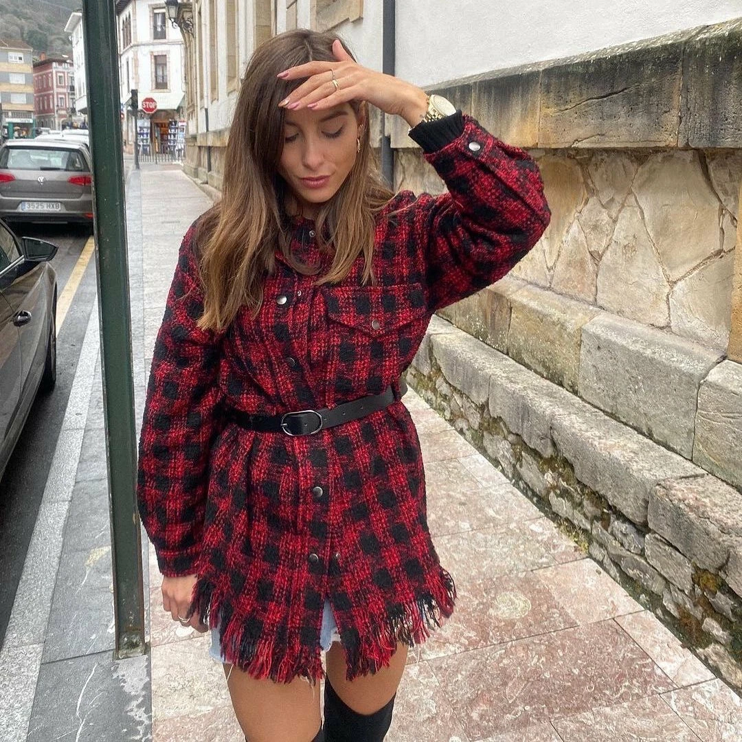 Checked shirt dress hotsell