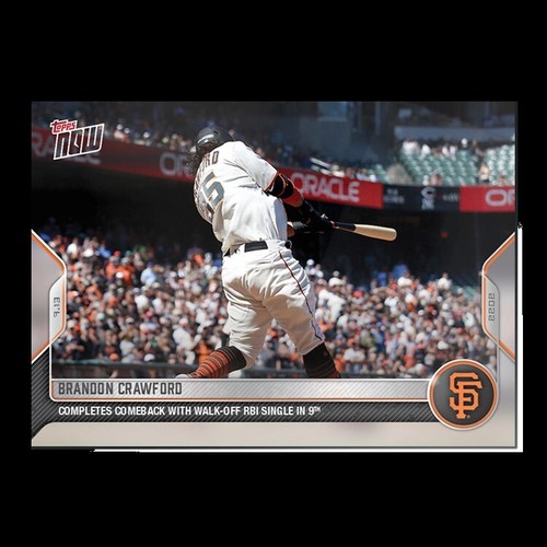2022 Topps Now 523 Brandon Crawford