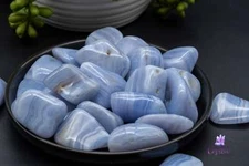 Banded Blue Lace Agate Tumble