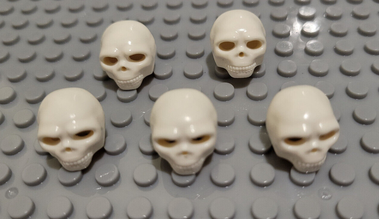 Minifigure Headgear Accessories - Hats, Straw Hat, Hood, Pumpkin, Skeleton