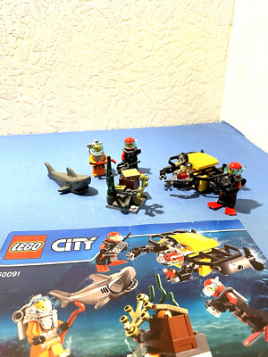 LEGO 60091 City Tiefsee Starter Set Deep Sea Starter Set mit Bauanleitung